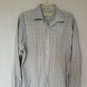 MICHAEL Michael Kors men's plaid shirt 34/35